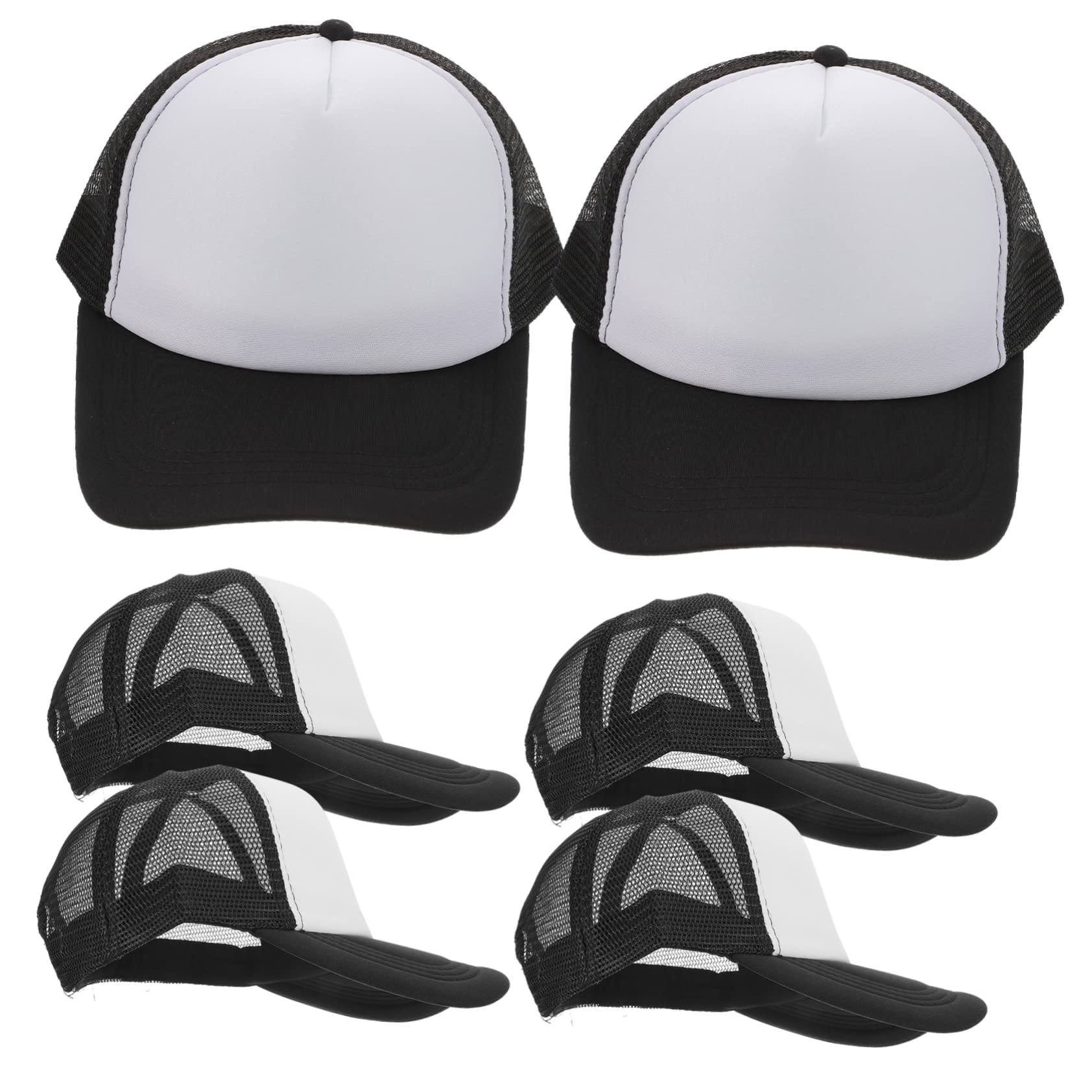 10 Stück Leere Baseballkappen aus Mesh für Damen und Herren