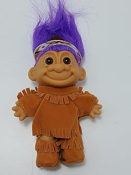 Troll Doll Indian Native American Purple Hair