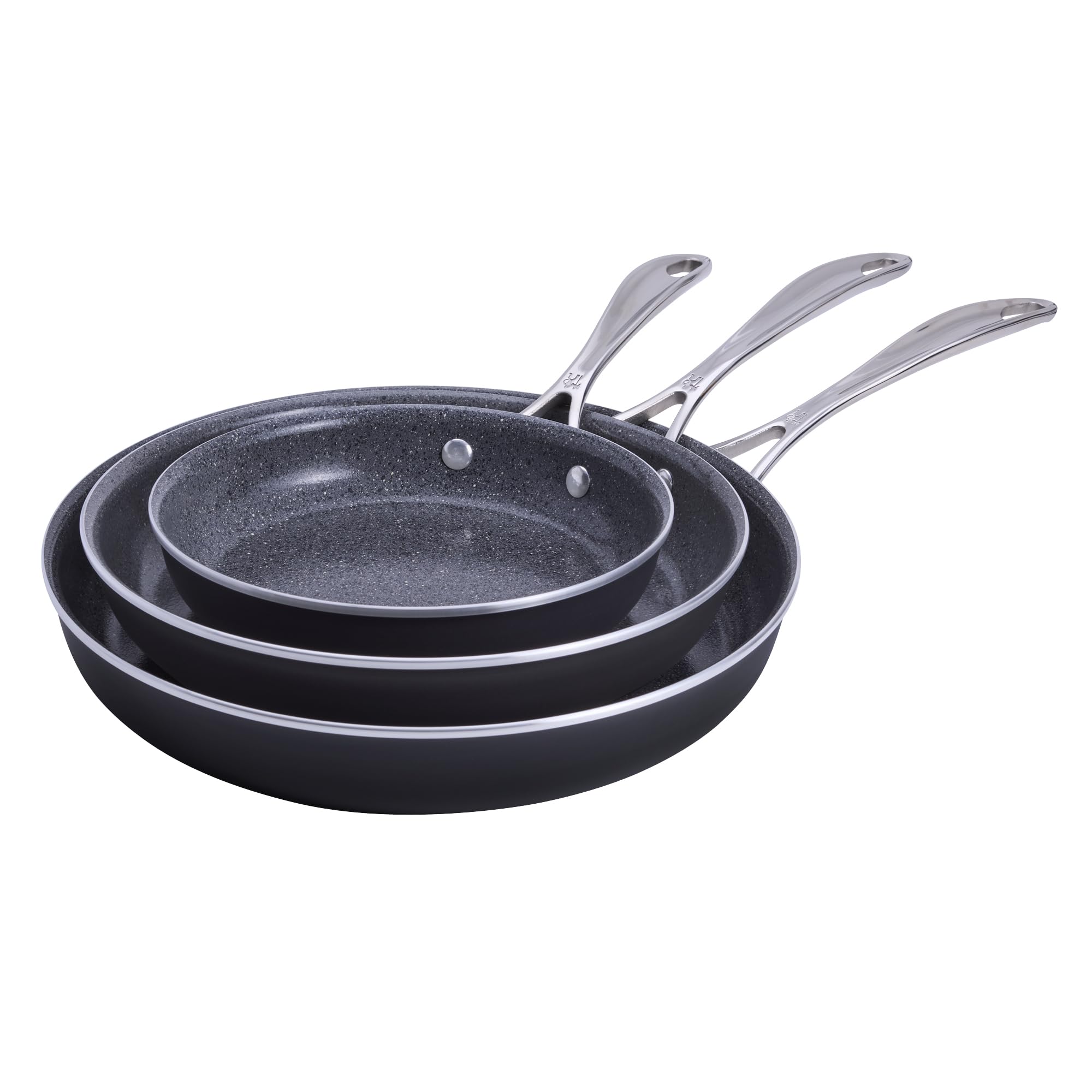 Amazon.com: HENCKELS Capri Ceramic 3-pc Aluminum Ceramic Nonstick