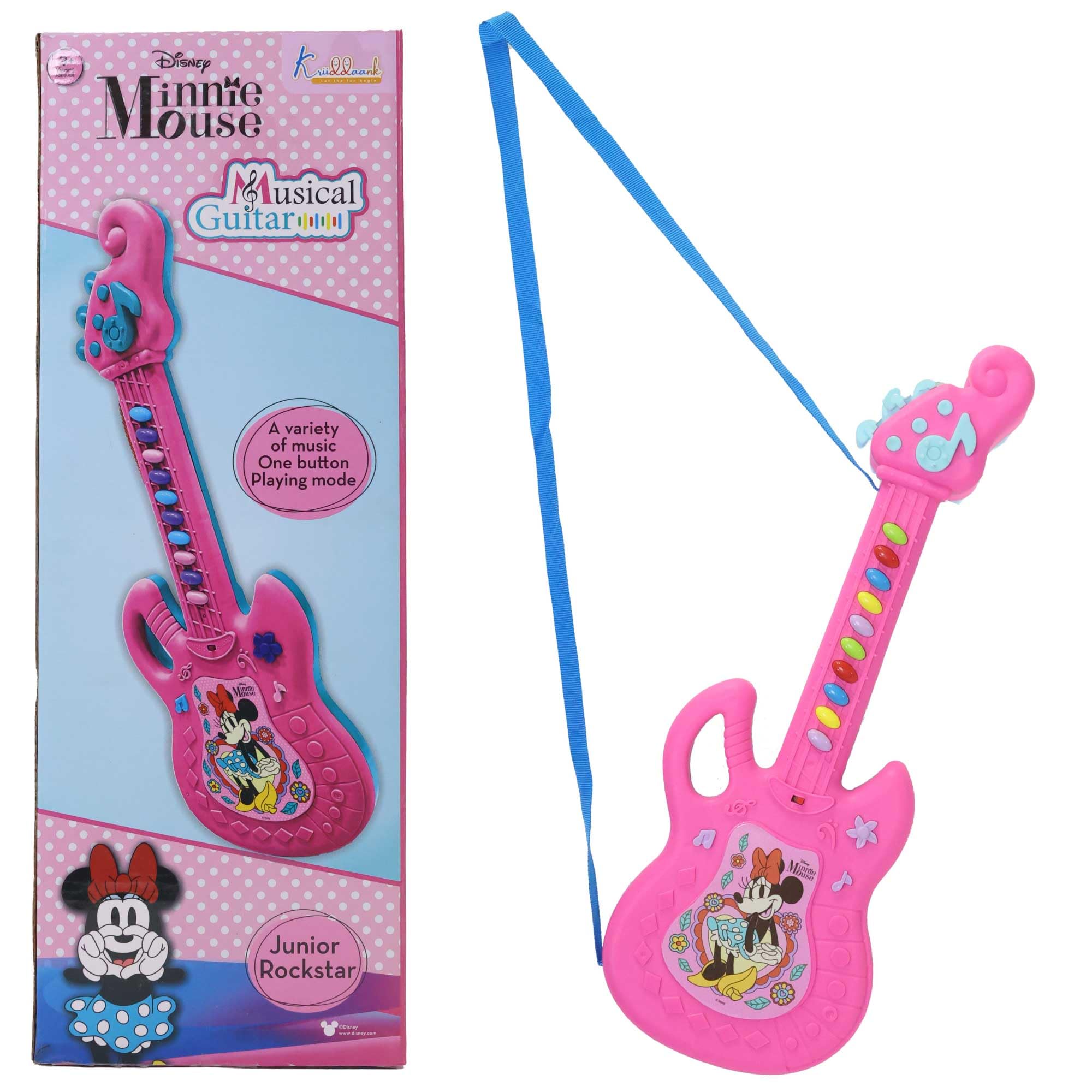 Minnie Musical Guitar - Toddler Friendly, Mouse Sing-Along Karaoke, Junior Music Toy, Best Gift | Fun & Educational Toy for Kids | Safe, Engaging & Interactive Play-image-22