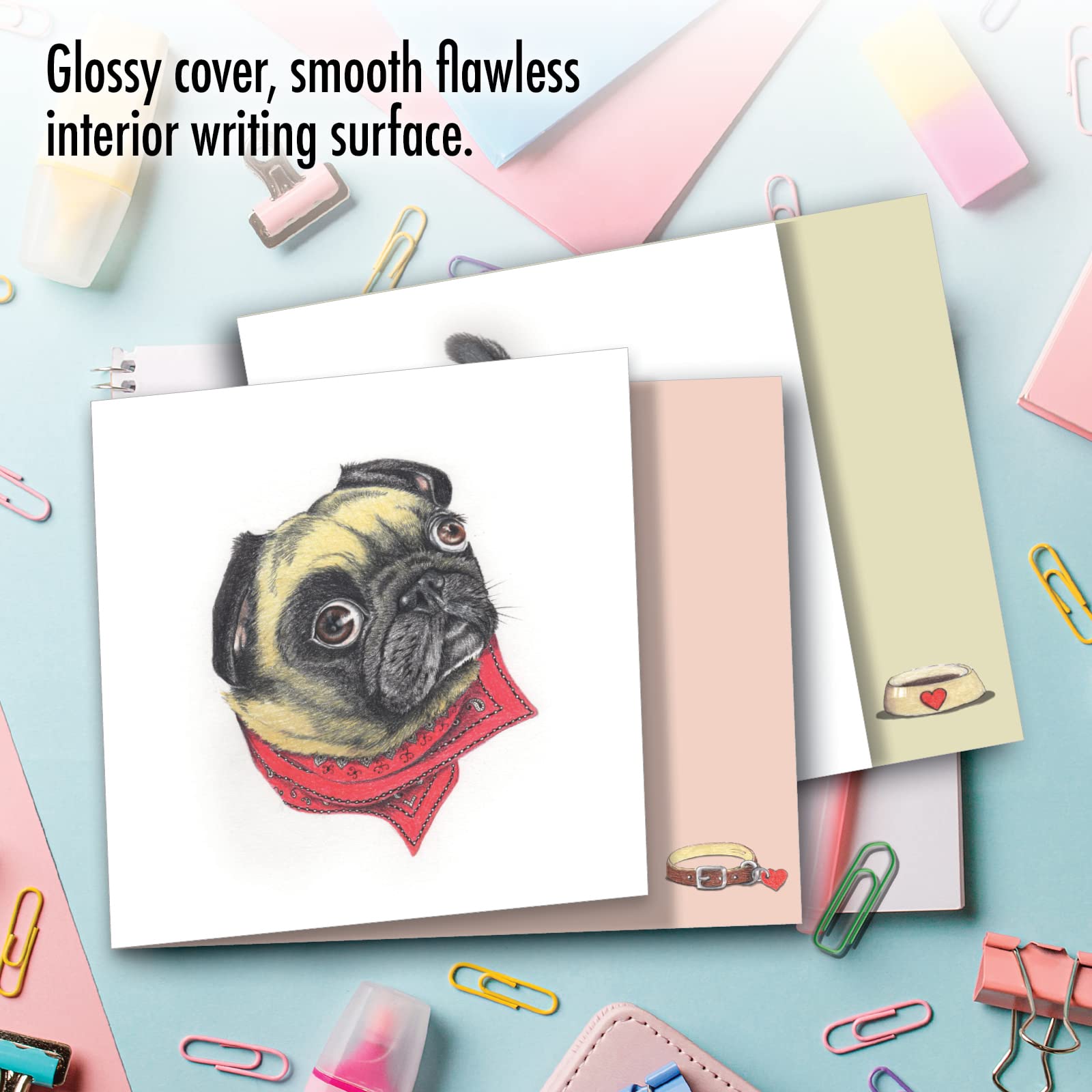 The Best Card Copany – 10 Tarjetas De Perro En Blanco Surtidas (4 X 5