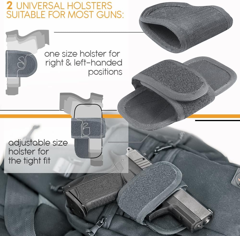 TECEUM Tactical Compact Sling Bag – CCW for Everyday – 10+ Styles – Shoulder EDC Crossbody Bag for Concealed Carry of Handgun