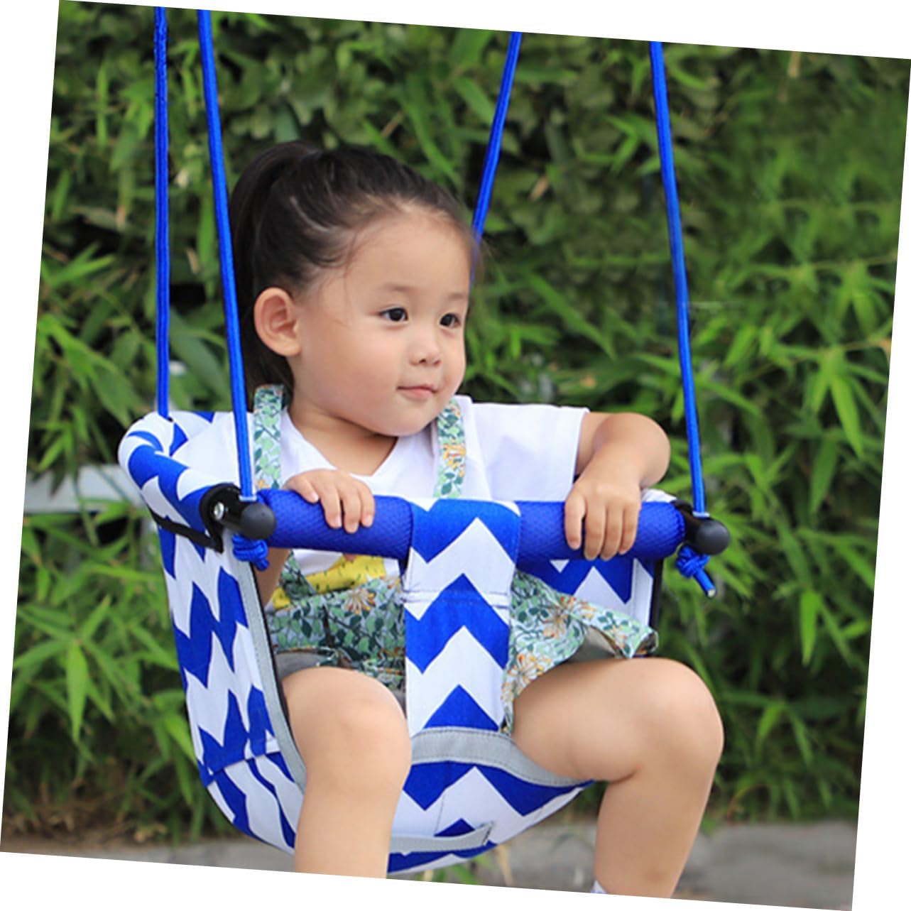 Outdoor Swing Chair for Boys and Girls Canvas Swing Backyard Decor Easy Assembly