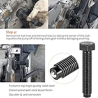 Vista 4 de Extractor de bomba de combustible de inyección de motor diesel reemplazar JTC 4720 herramienta de eliminación para BMW M47 M57 E38 E39 E46 E53 E60
