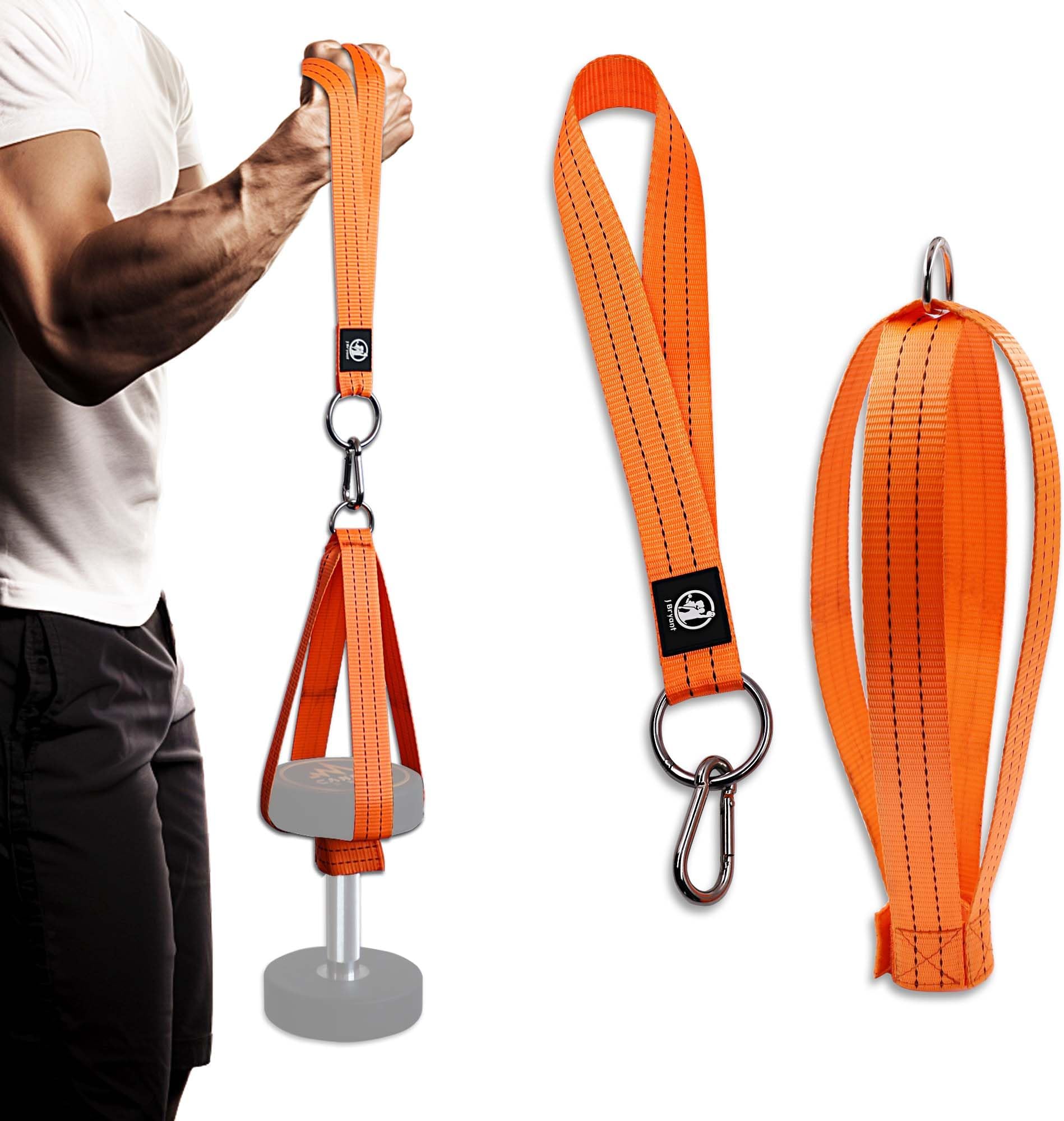 J Bryant Fitness Dumbbell Loading Strap for Dip Belt Weight Plate Loading Strap Heavy Duty Weight Belt Accessories