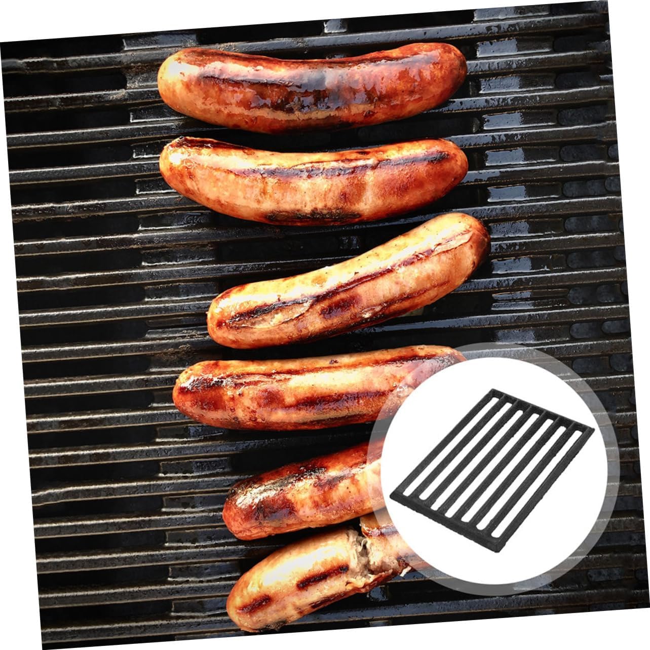 Milisten Bbq Stove Outdoor Firewood Grate Burning Stove Grate Metal Fireplace Grate Baking Mat Iron Fireplace Grate Stove Channel Grate Bbq Grilling Grate Stove Grate Iron Bbq Grilling Mat, Black