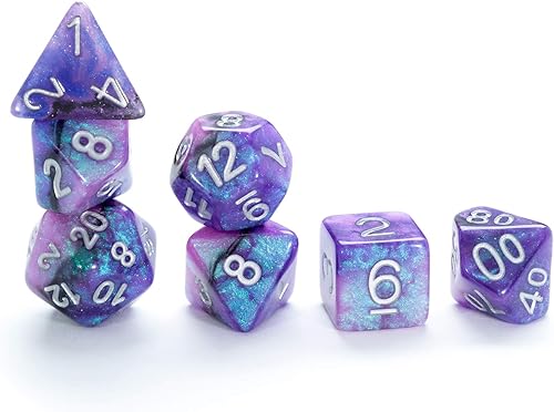 Miniatura 4 de Gate Keeper Games & Dice Gate Keeper Aether Dice: Eternity - Juego de dados de 7 piezas, juegos de Gate Keeper