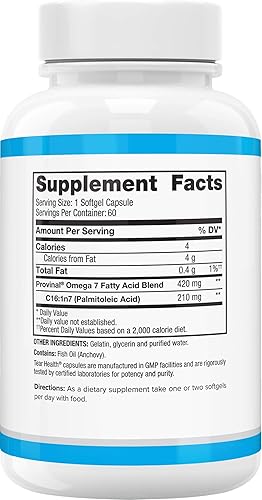 Miniatura 2 de Cardia 7 Tear Health - 60 unidades - Ojo seco avanzado - Omega7 Natural - Ayuda con el ojo seco, calidad de lágrimas y alivia la irritación