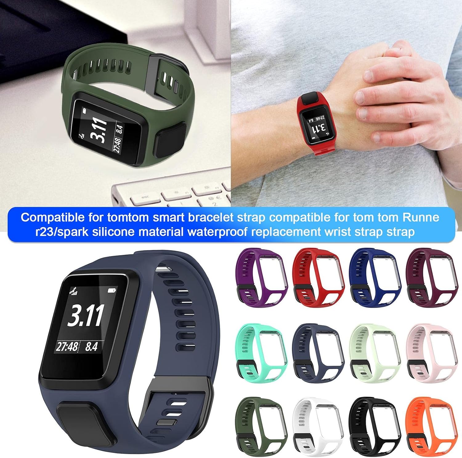 Tomtom Golfer Tomtom Runner Spark Compatible With Tomtom Runner