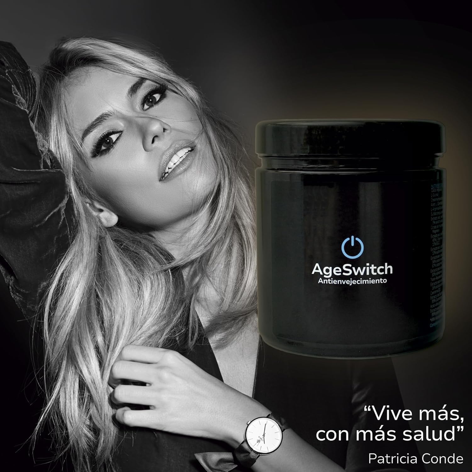 AgeSwitch Antienvejecimiento: Complemento Nutricional Premium, Protección Celular, Energía y Rendimiento Físico y Mental, Antioxidante Vegetal (Actiage: Vive más con más salud)