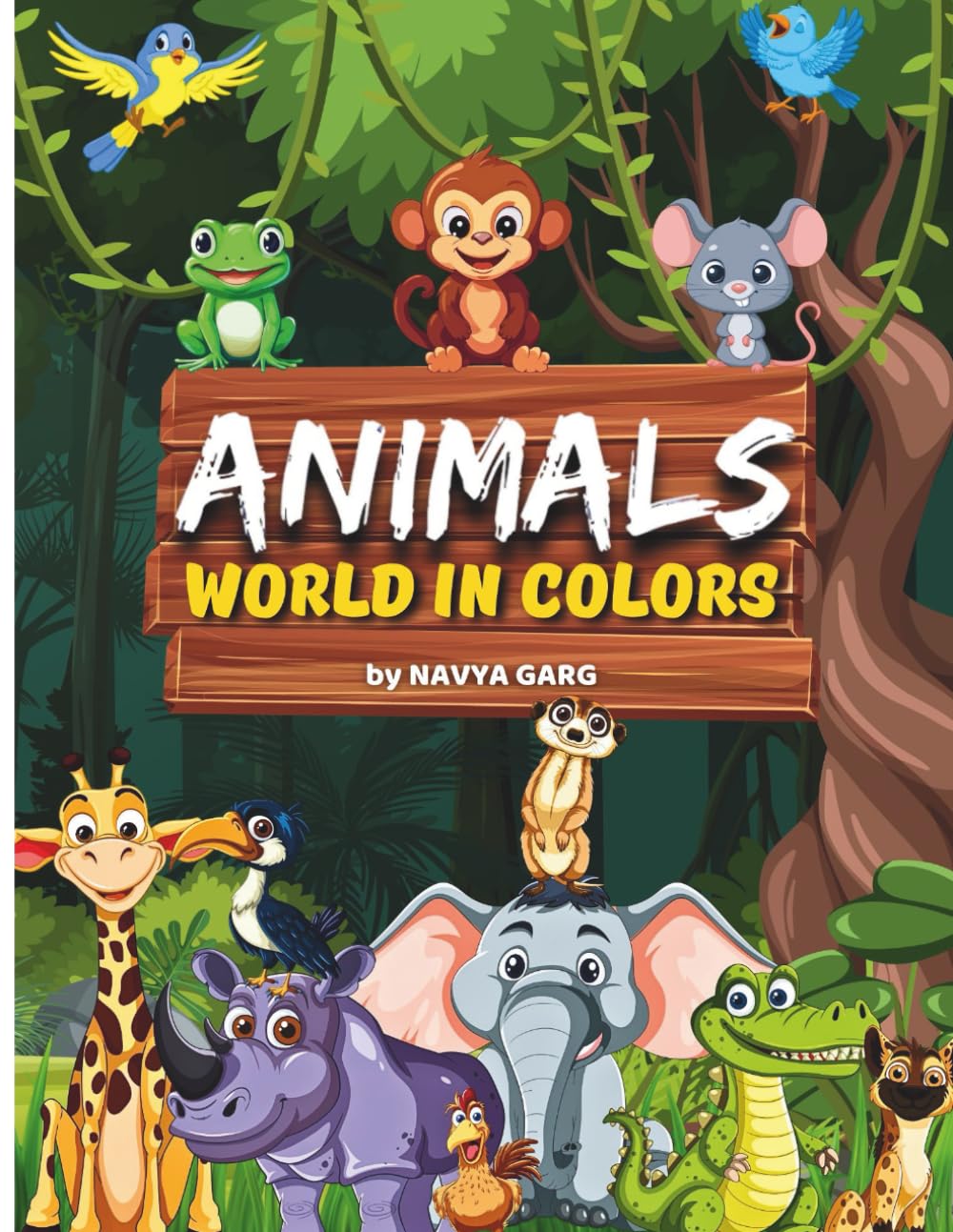 Animal Coloring Book for Kids Ages 4-8 | Fun and Easy Coloring Pages with Cute Animals for Boys and Girls: Big and Bold Animal Designs for Toddlers ... — Perfect for Crayons, Markers, and Pencils