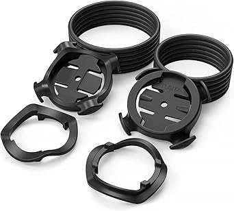 tusita quick release bike mount compatible with garmin bike gps computer xoss gg igpsport gps quarter turn edge gps computer bracket bicycle c
