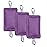 Door Silencer Door Jammer Door Closer Cushion Nursery Door Silencer Door Latch Cover 3 Pack for Noise Reducing Quiet Doors Baby Toddler Safety 3.25 x 5.5 Inch (New Purple)
