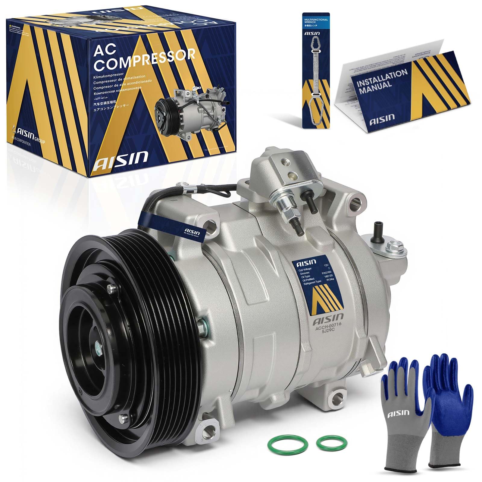 Amazon.com: AISIN AFTERMARKET ACCH-00716 Air Conditioner AC