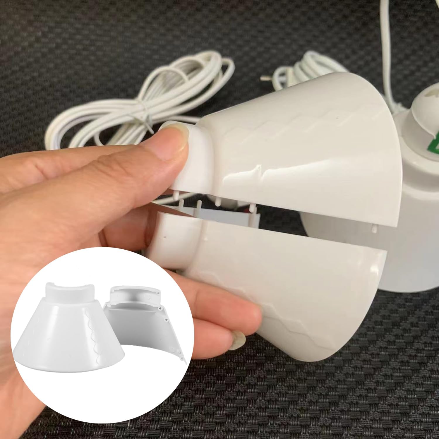 2 Pack Plug in Light Socket Lampshades Outlet to Socket Adapter Shade Table Lamp Base Lampshade for Plug-in Lamp Holder Light Bulb Base with Cord E26 Pendant Light Lamp Socket Fixture