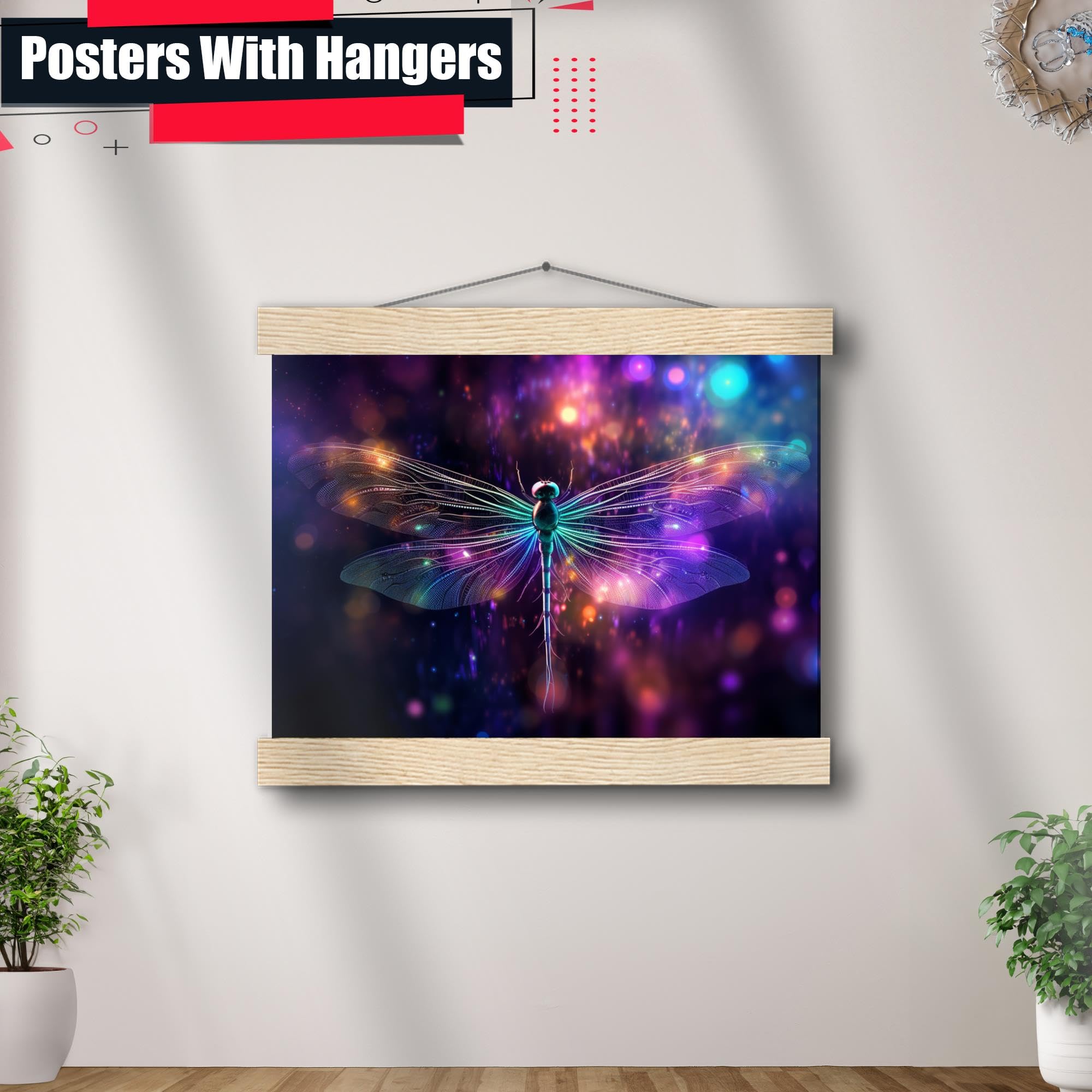 Amazon.com: abstract dragonfly over the ocean, ethereal geometry