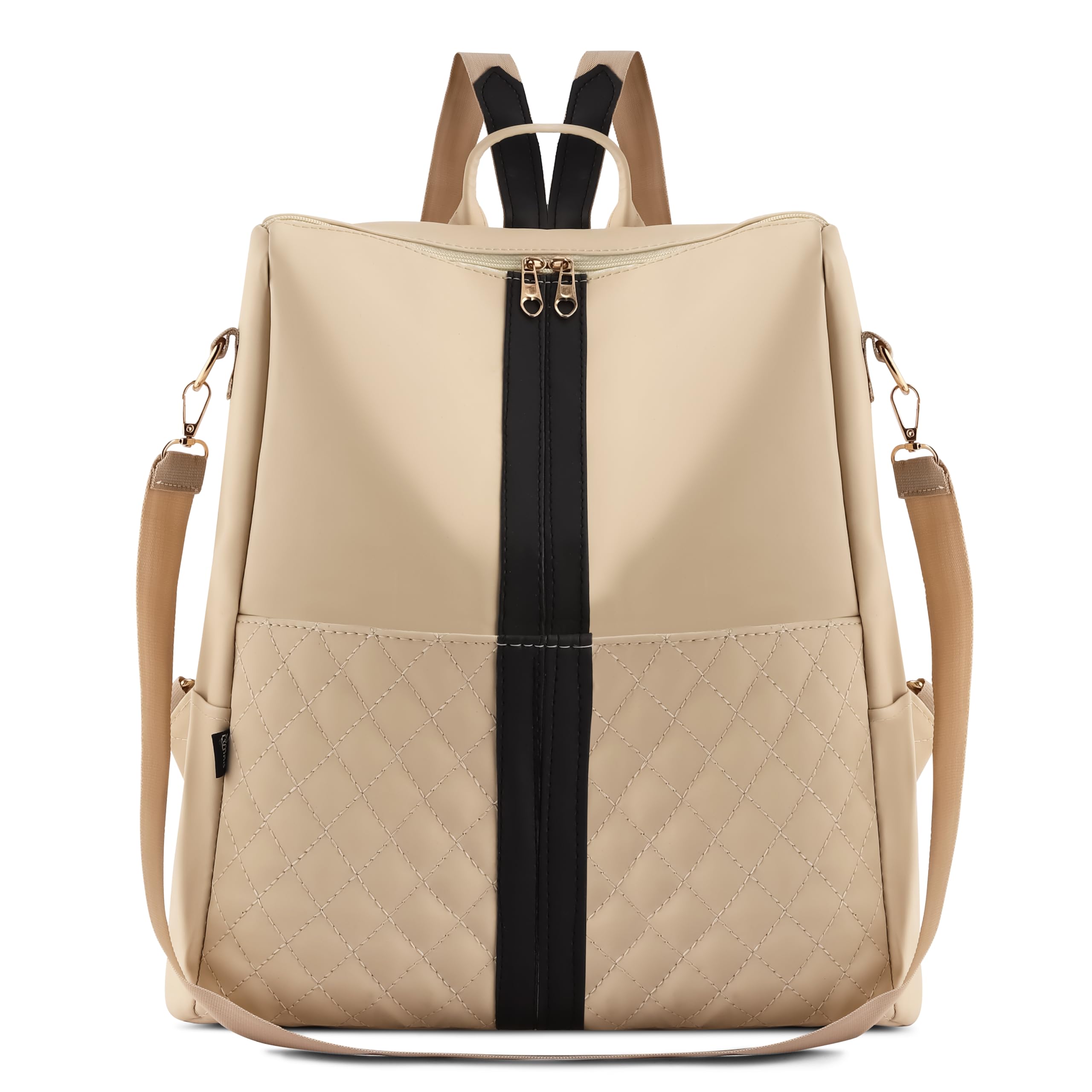 irmao Women’s PU Leather Backpack | Stylish Office & Travel Backpack for Girls & Ladies | Water-Resistant | Backpack for women (IR_004)-picture-41