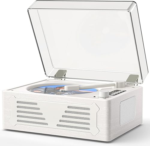 Reproductor de CD con altavoces incorporados, reproductor de CD portátil con Bluetooth para el hogar, diseño de escritorio compacto, USB, AUX,