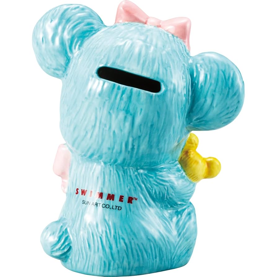 Amazon.co.jp: 「 スイマー Swimmer 」 立体 貯金箱 約10×12cm