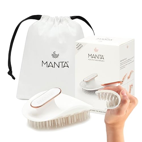 Manta Cepillo de pelo original antiroturas  Cepillo desenredante suave para cabello húmedo y seco, cepillo flexible para todo tipo, cuidado del
