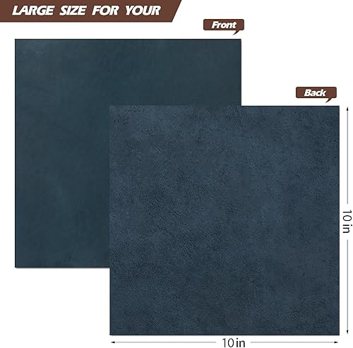 Vista 82 de RingSun Hojas de cuero genuino para manualidades de cuero (0.079 pulgadas), cuero de grano completo para costura de herramientas