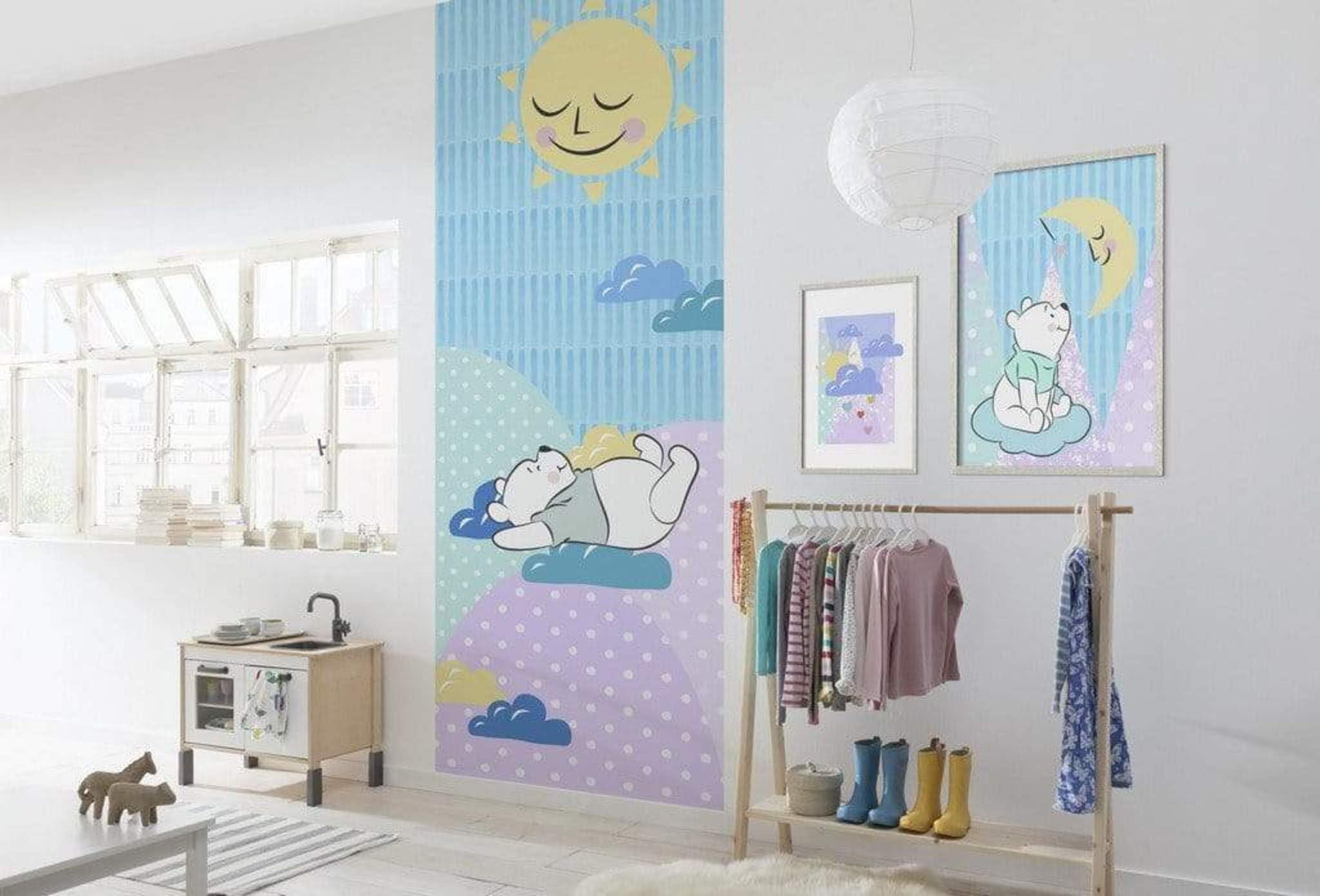 Komar Disney DX2-083 Photo Wallpaper Winnie The Pooh Blue/White 100 x 280 cm, Blue, White, 100 x 280 cm (Breite x Höhe) - Image 2