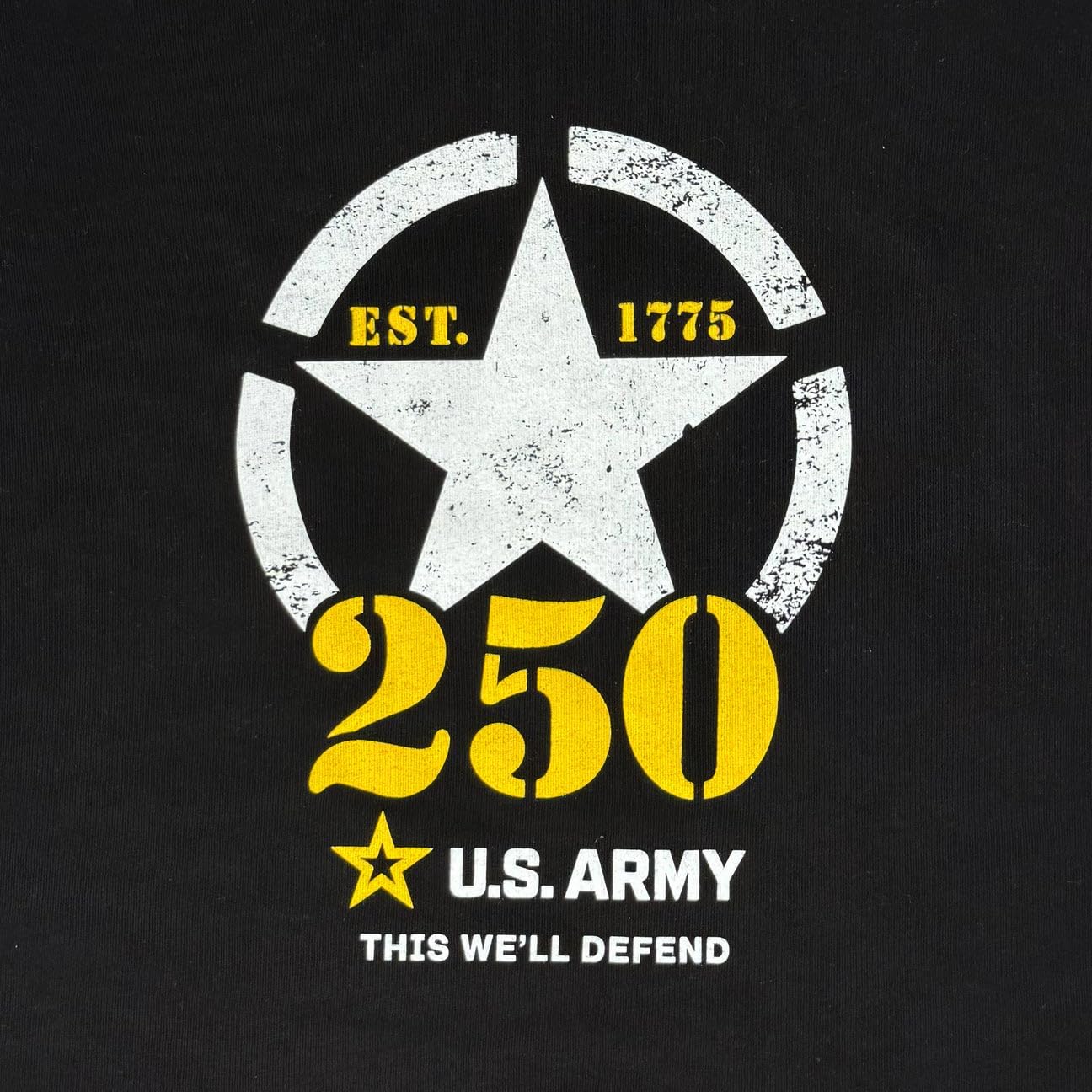 Armed Forces Gear Army Ladies 250th Anniversary T-Shirt Black