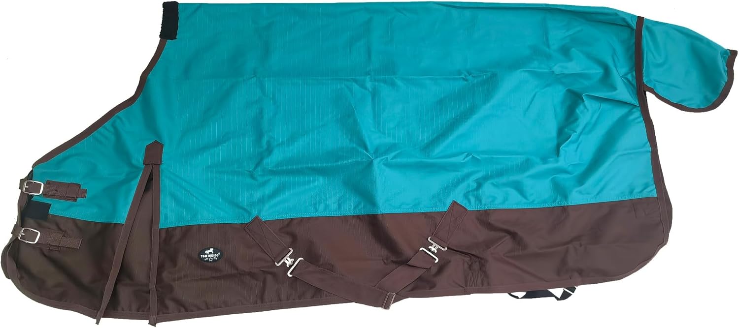 1200Denier Waterproof and Breathable Horse Sheet Tgw Rding Horse Blanket (72", Royal Blue)