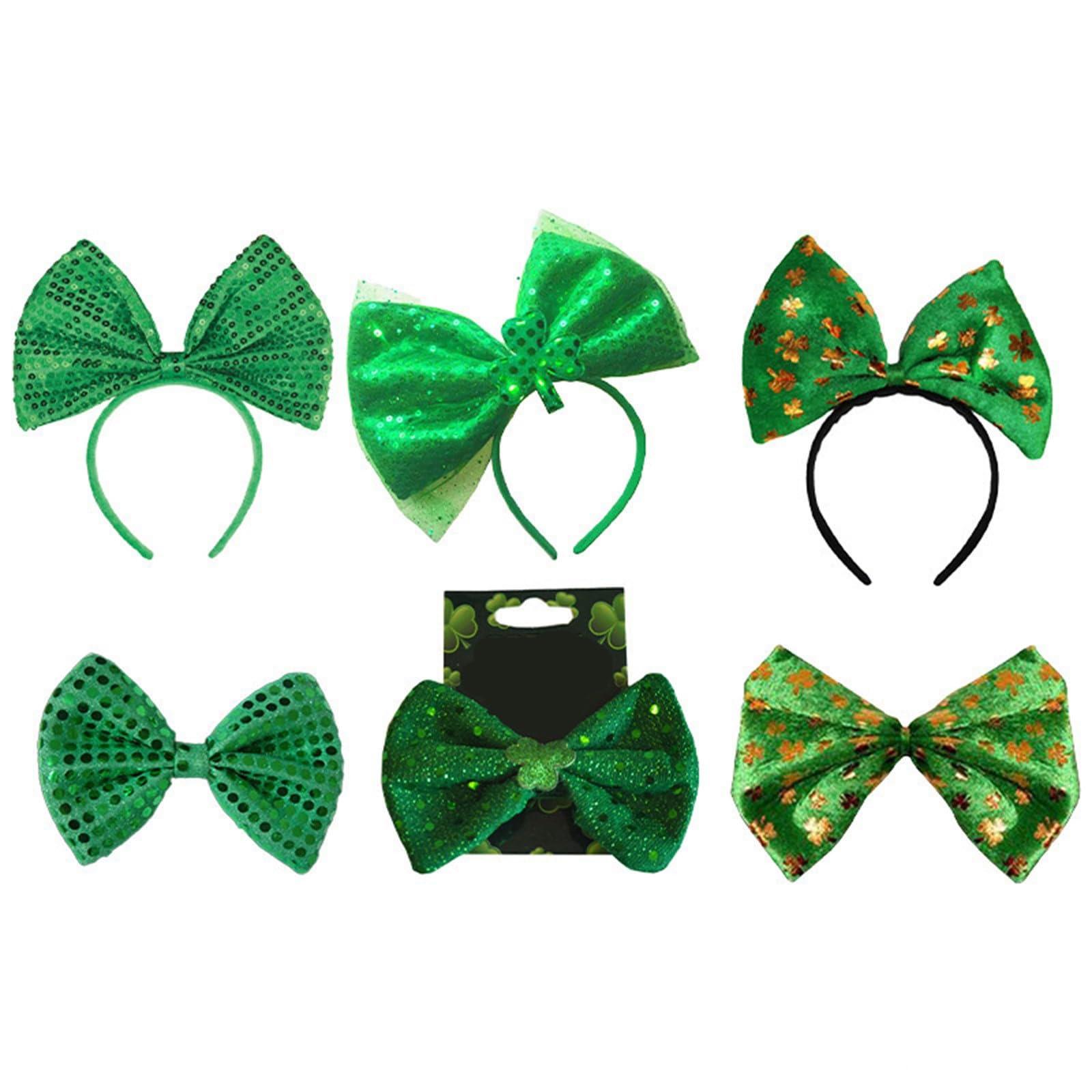 DJYQLCWA Sombrero de Visera Plegable Verano Sombrero para el Sol Mujeres Decoración del Día Suministros para fiestas Conjunto de diademas y verdes Baratas