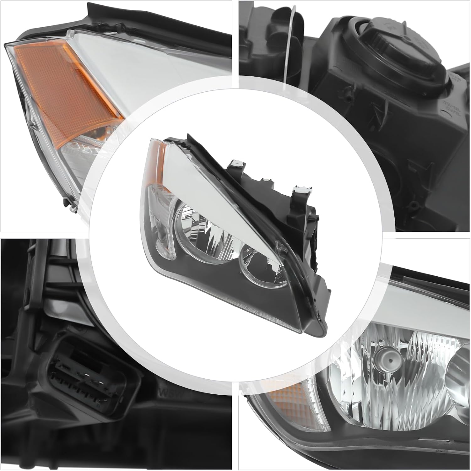 For 2013 2014 2015 BMW X1 Halogen Headlight, 63117290238 |BM2519151, Right Passenger Side Headlight (Right Side)