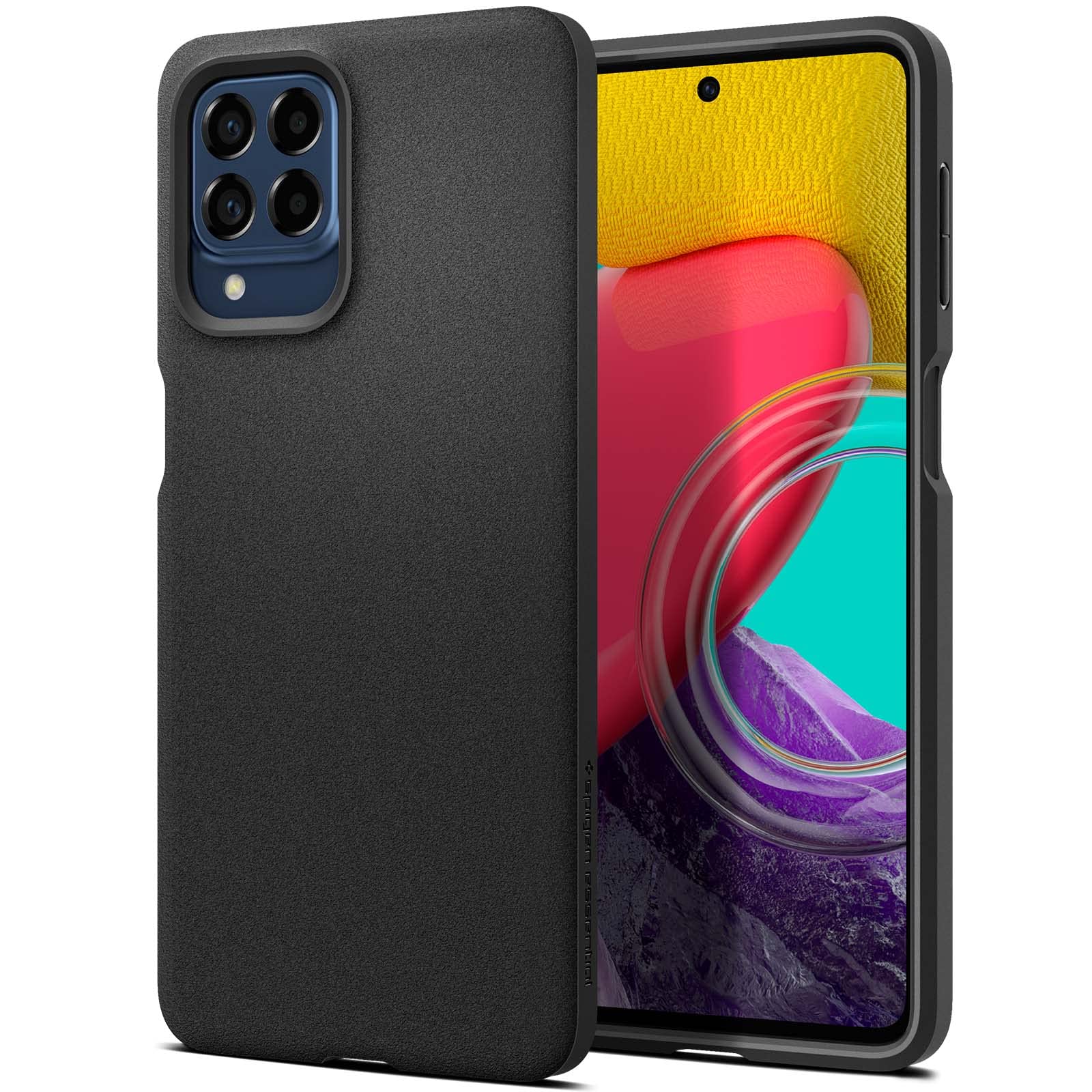 Spigen Essentail Sand Blast Back Cover Case Compatible with Samsung Galaxy M53 5G (TPU | Matte Black) (B0BRX7MJGJ) Amazon Price History, Amazon Price Tracker
