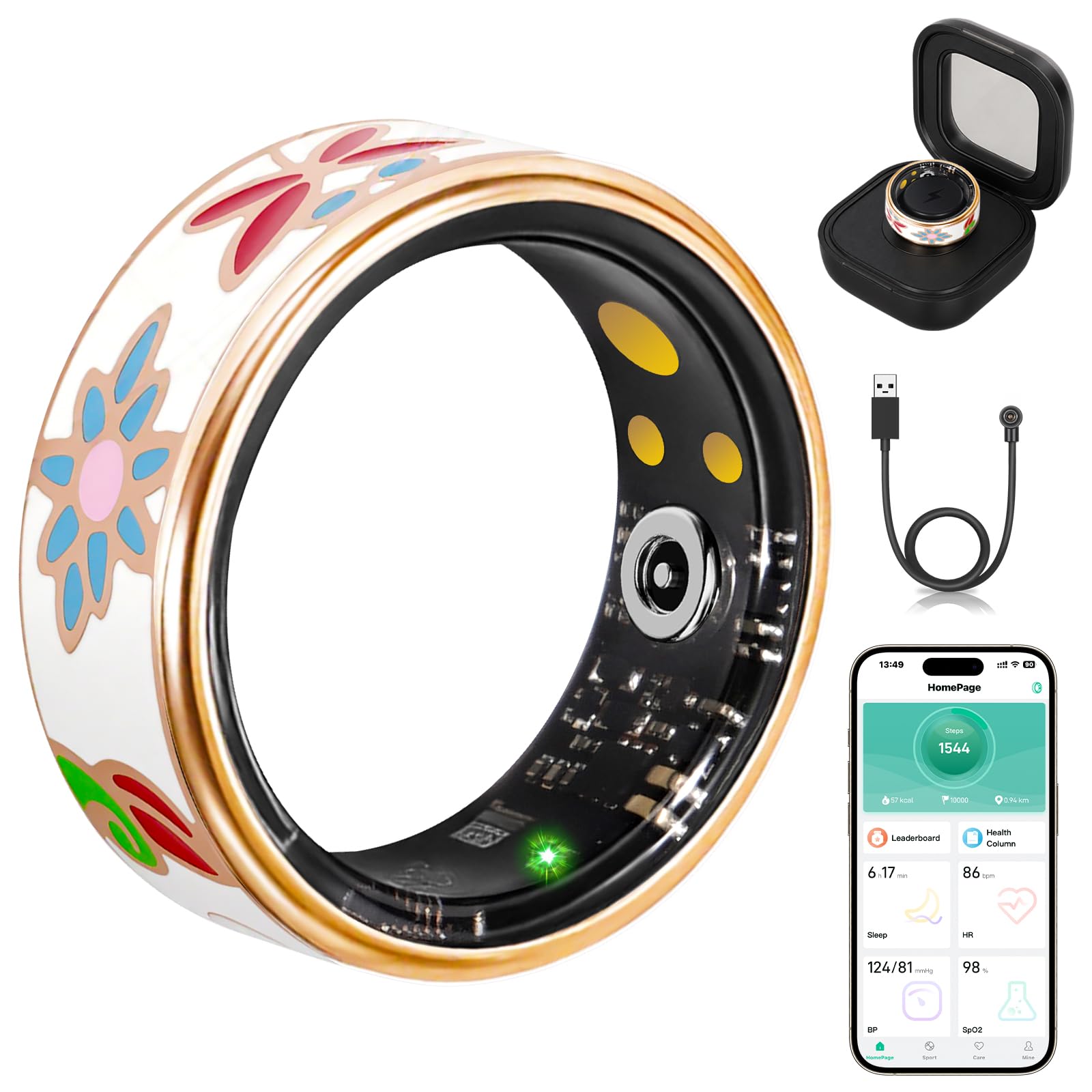 Chendssfkd Smart Ring for Women