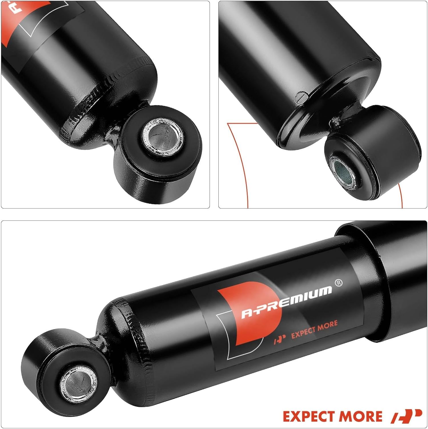 A-Premium [Cab] Shock Absorber Compatible with International 9000 Series Models 2004-2009, with 51" Low-Roof/72" High-Roof Sleeper