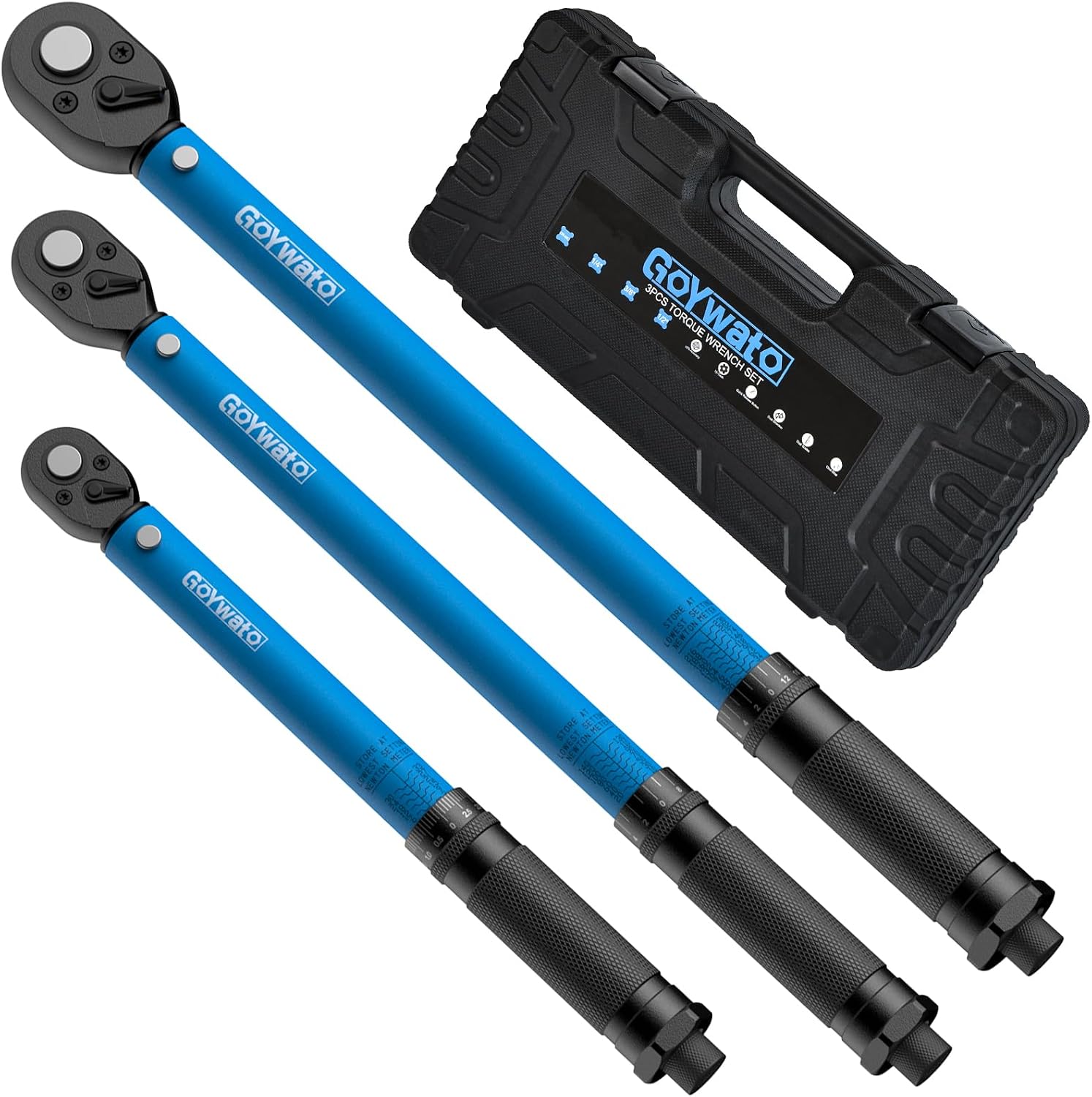 GoYwato Set Di Chiave Dinamometrica 1 4 3 8 1 2 Chiavi goywato-set-di-chiave-dinamometrica-1-4-3-8-1-2-chiavi
