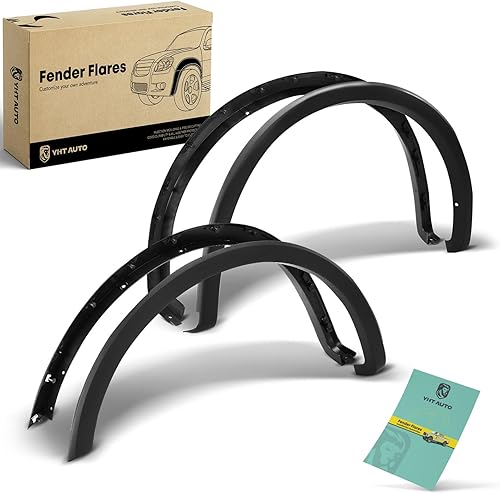 YHTAUTO Guardabarros, compatibles con Ford F-150 2015-2017, no apto para el paquete de tecnología 68T, incluye sensores de mantenimiento de carril,