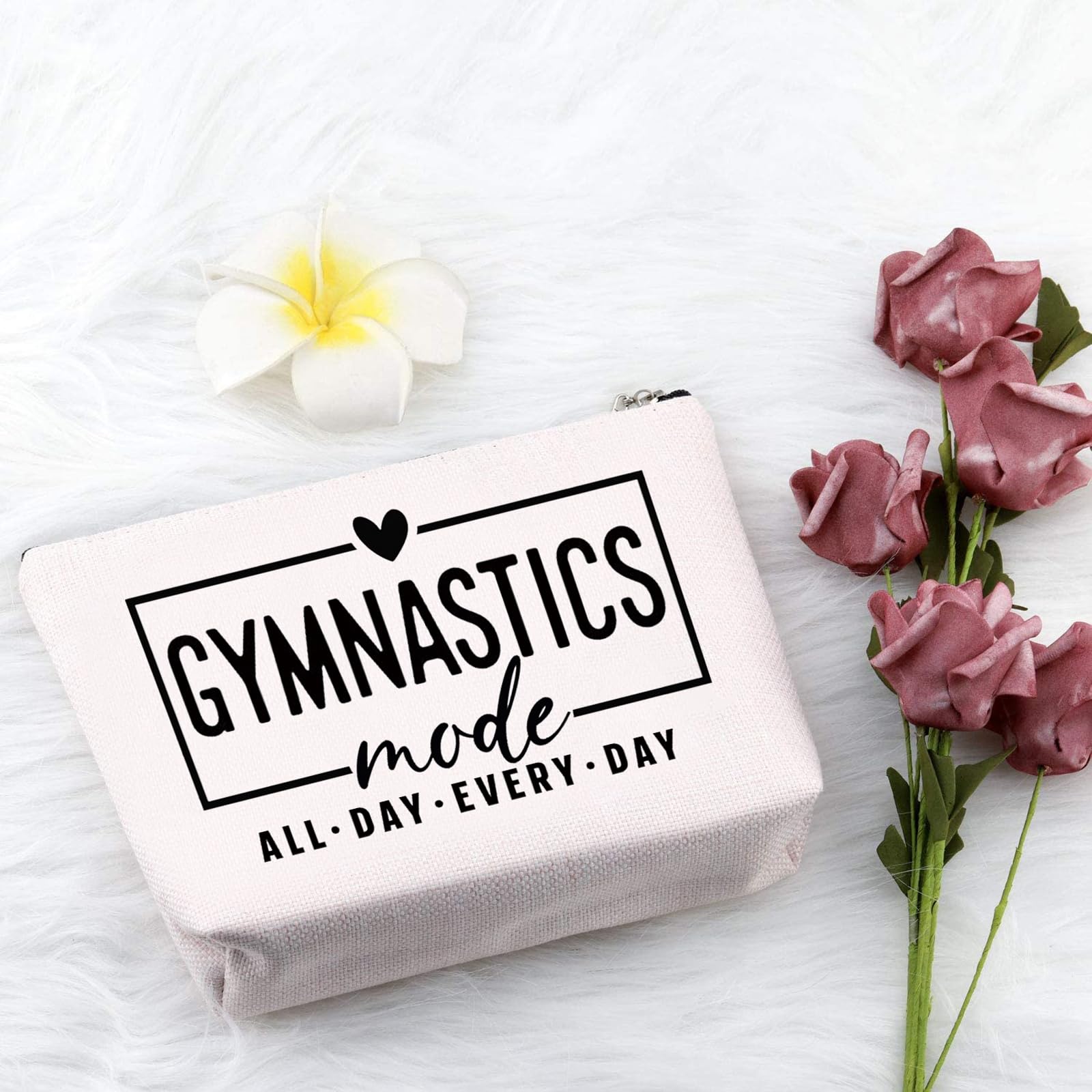 PXTIDY Gymnastics Mode Cosmetic Bag Gymnastics Gifts Make Up Bag Gymnastics Life Competition Mode Gymnast Team Gift - Image 3