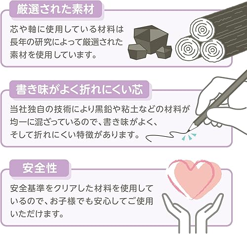 Miniatura 3 de Mitsubishi Pencil K55612B Uni Palette 2B Rosa Pastel 1 Docena