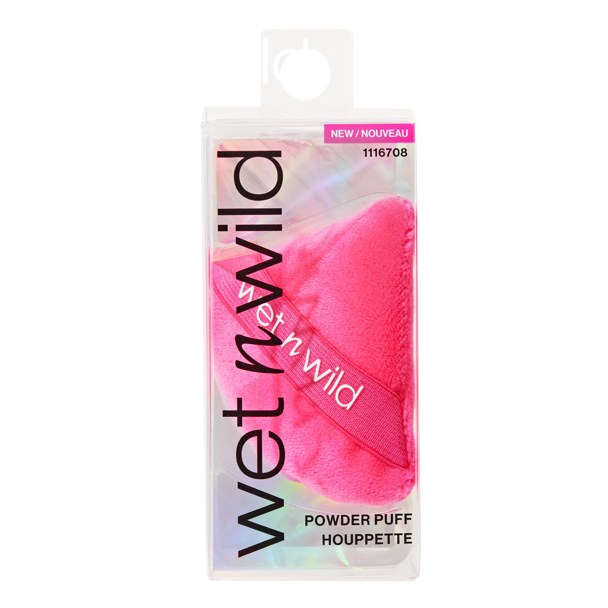 Wet n Wild Powder Puff, Reusable and Washable Makeup Applicator for Blending Loose or Pressed Powders, Soft Velvet Fibers, Triangle Shape for Precise Application