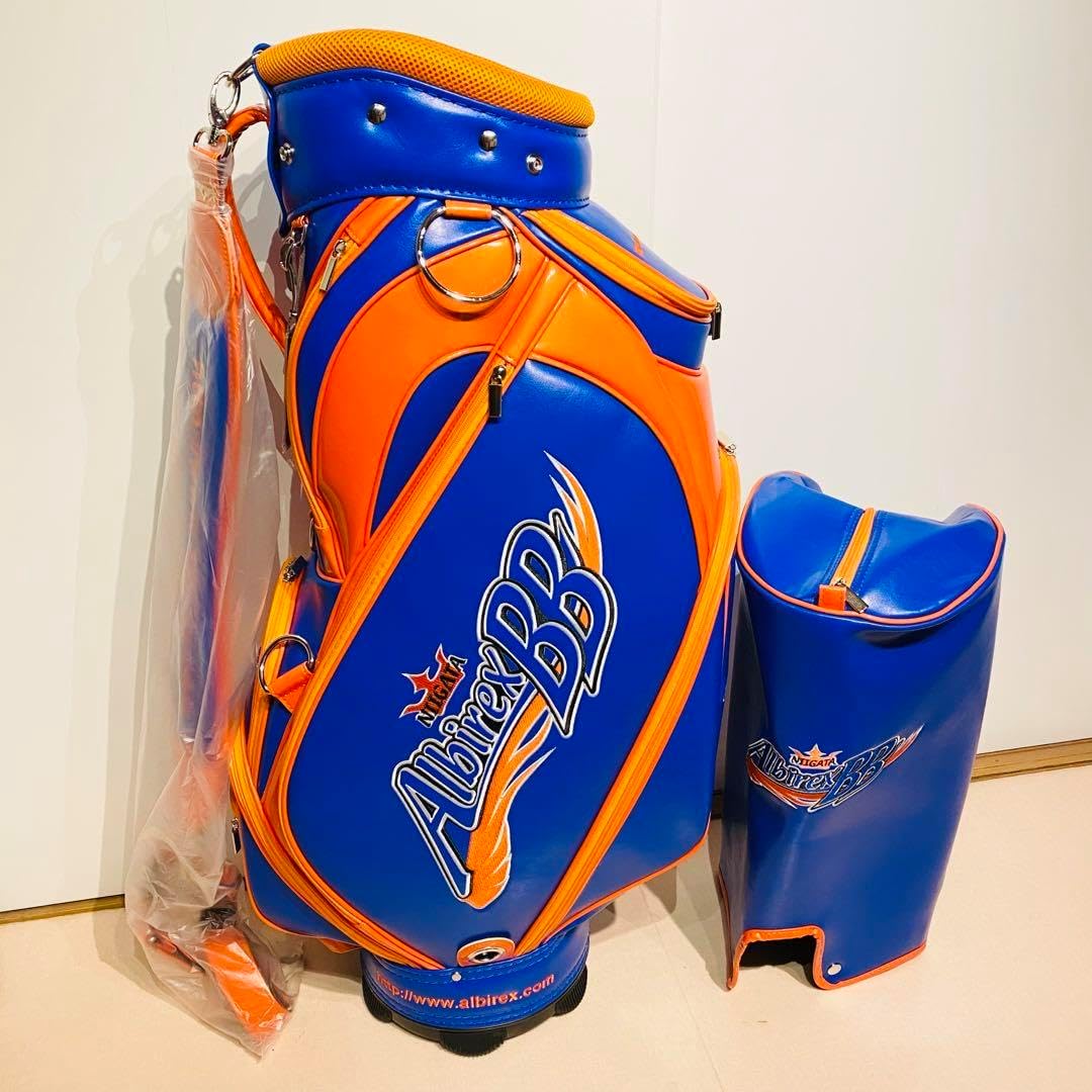 【極希少＊新品】新潟アルビレックスBB　キャディバッグ　ゴルフバッグ　5分割 極希少 新潟アルビレックスBB キャディバッグ ゴルフバッグ 5分割極