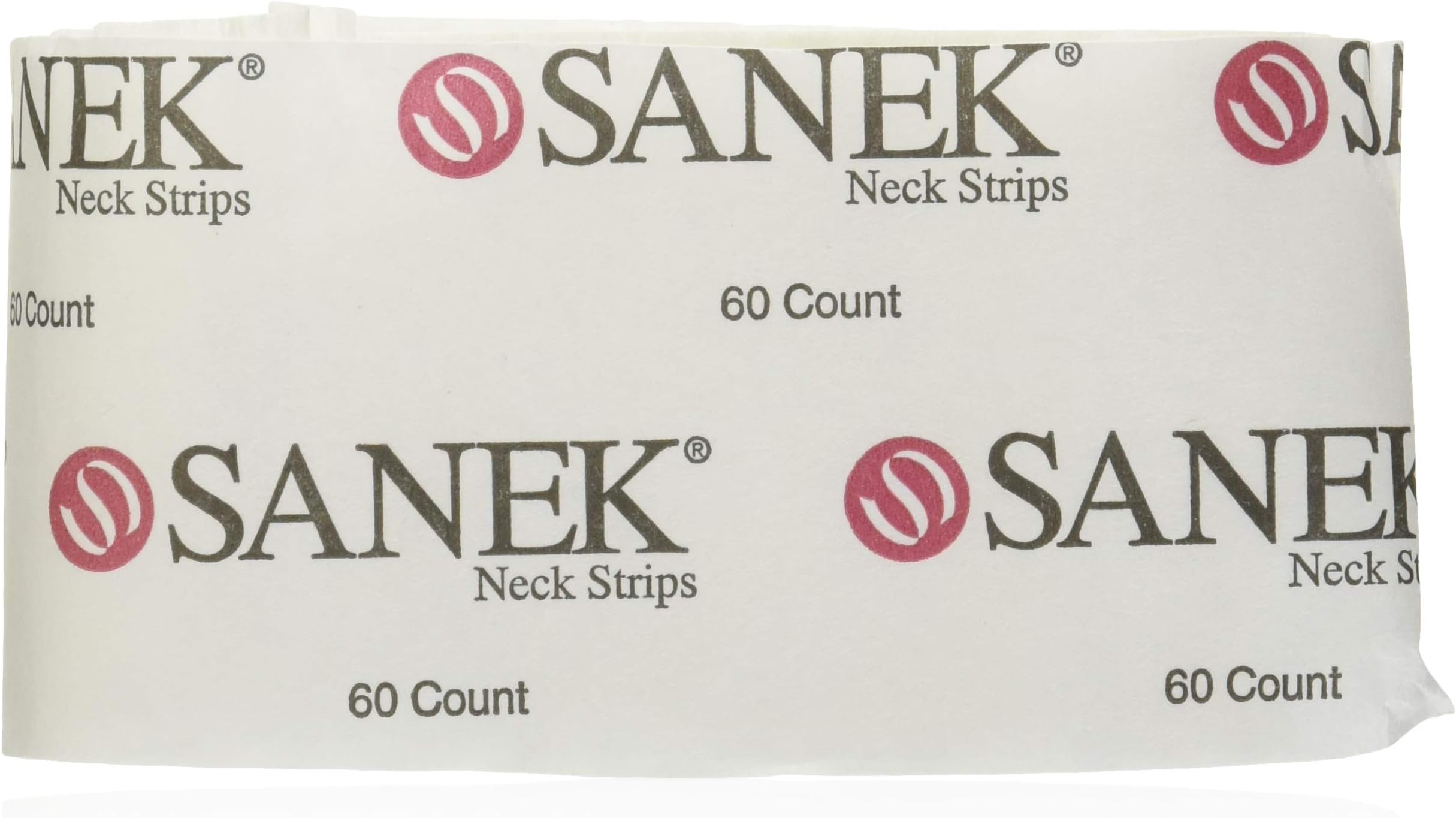 SANEK Neck Strips, 60 Count (Pack of 2)
