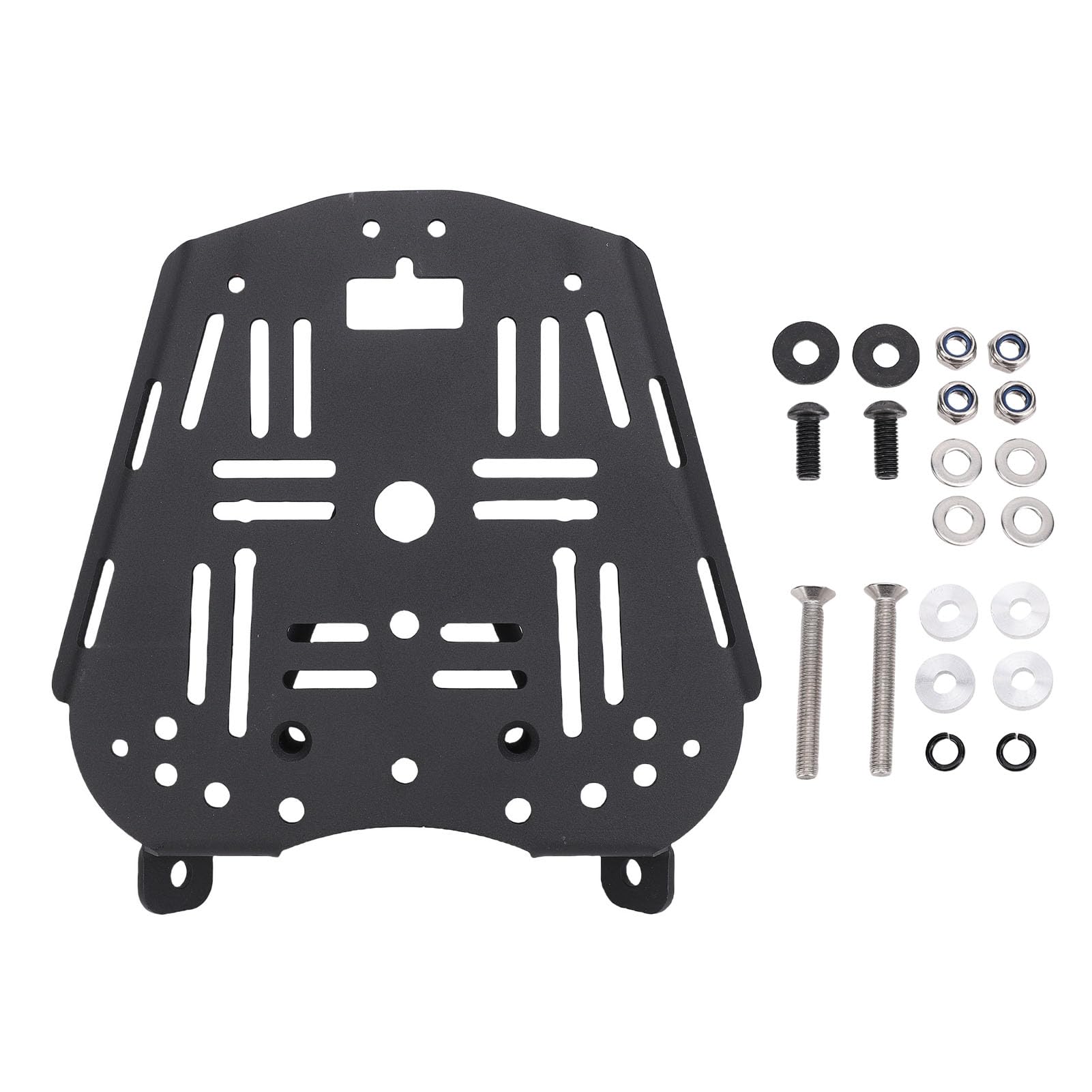 Caja de Placa Base Inferior Acero de Carbono Reemplazo de Placa de Montaje de Estuche Trasero Removible de Acero Trasero para Zontes 368g 501g