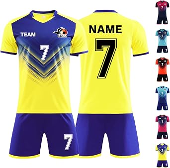 LAIFU Personalized Soccer Jersey for Adults Kids Custom Soccer Shirt with Name Number Logo