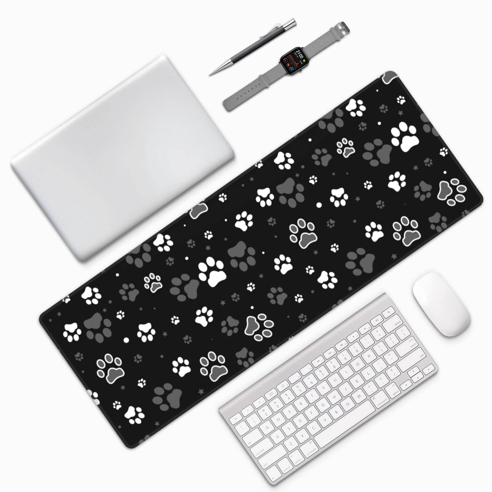 Aazon.co: Faae Laptop Ouse Pad Headdress African Woen Desk At With Stitched Edges 31.5X