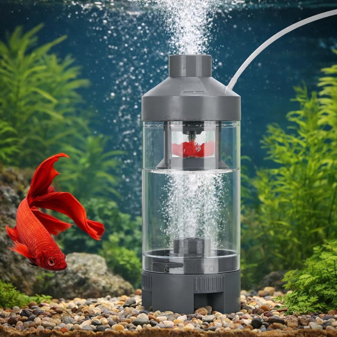 Fish Poop Cleaner Suction Sponge Filter for Aquarium Filtration Fish Poops Collector Quiet for 3~8Gal Fish Tank for Saltwater and Freshwater (Air Pump Not Included)-image-20