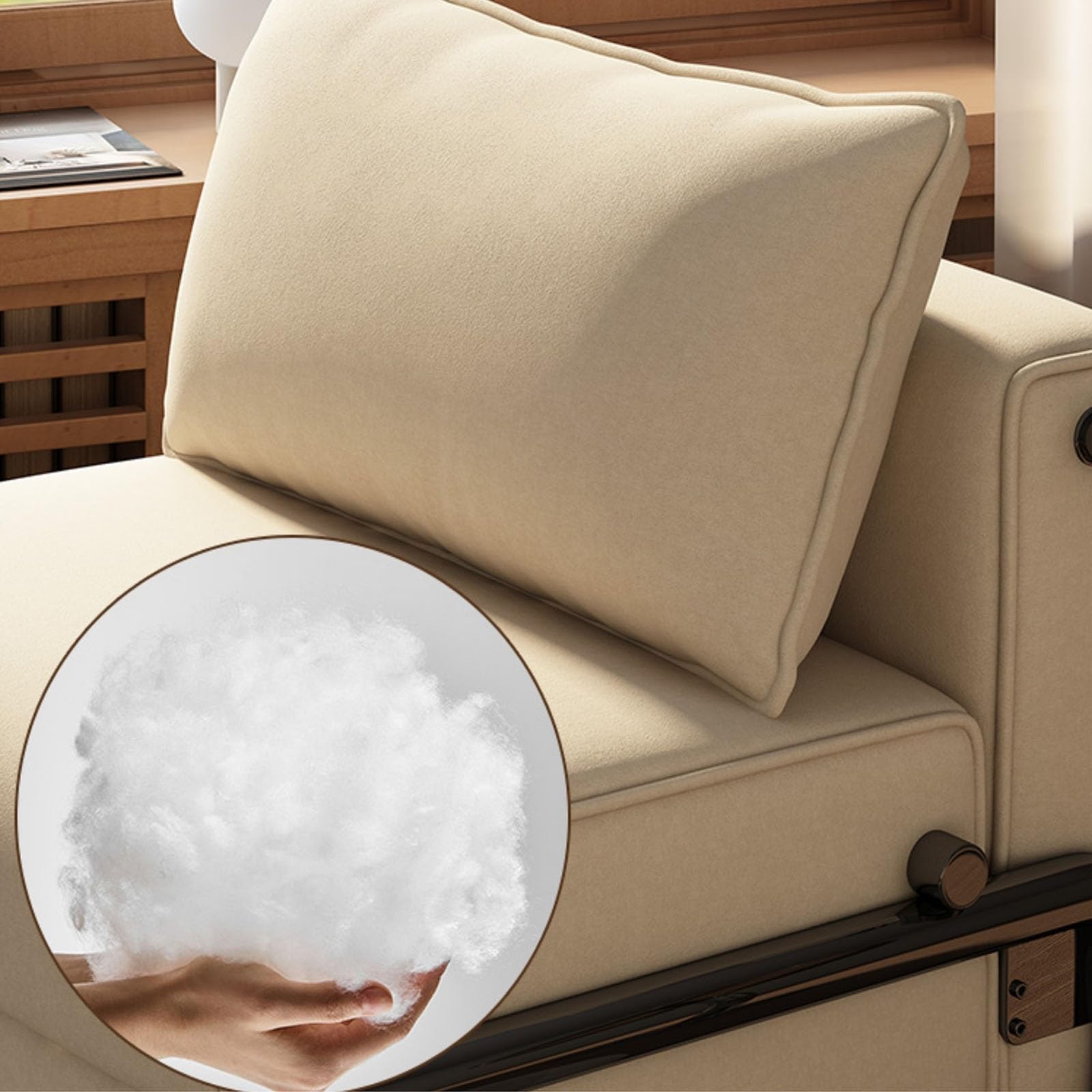 Divano letto pieghevole Divano letto pieghevole, divano trasformabile, moderno Chai for soggiorno, camera da, ufficio domestico(Orange)