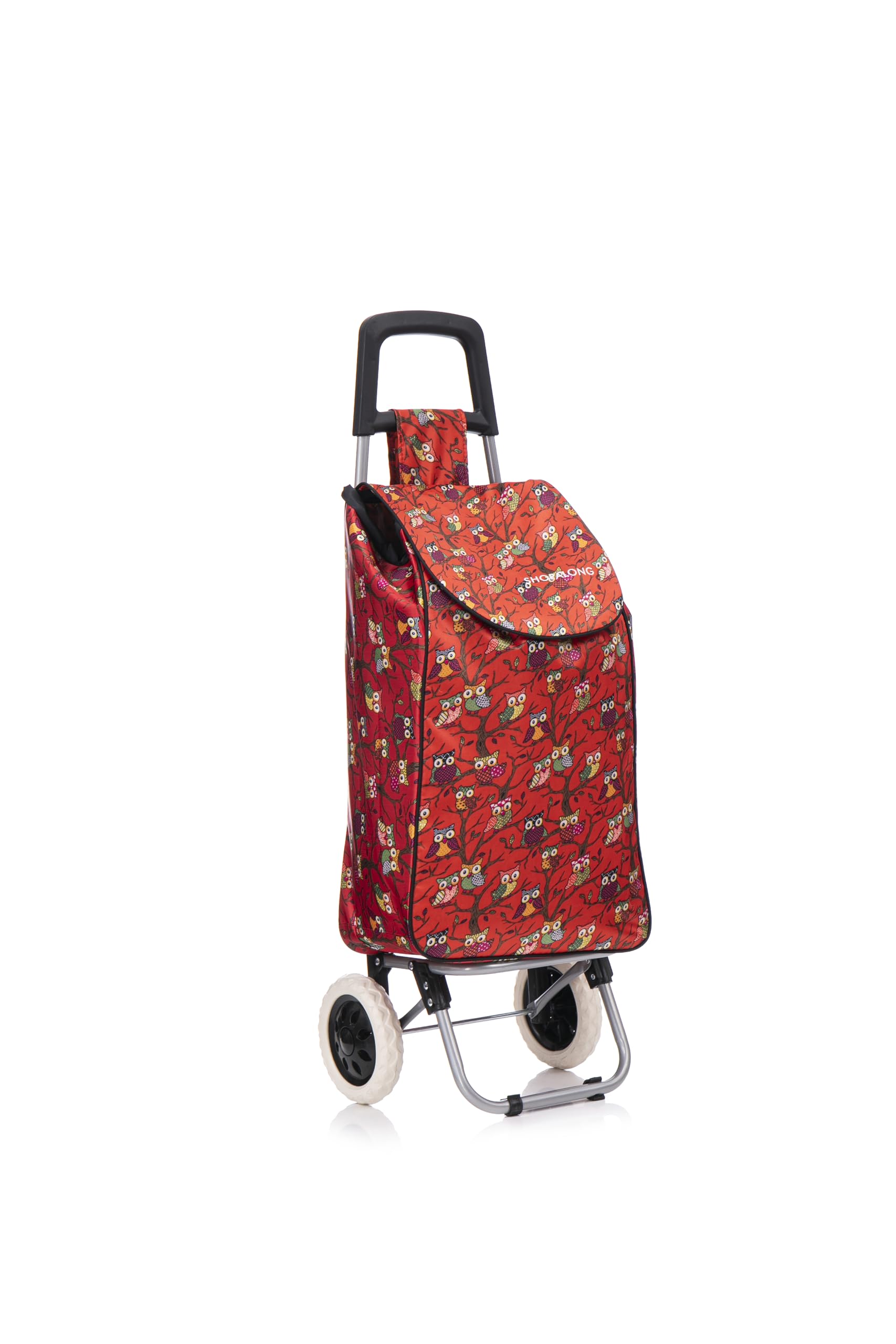 37 Litre Folding Large Lightweight Shopping Trolley, Hard Wearing & Foldaway for Easy Storage, Large Shopping Trolley on 2 Wheels Shopping Cart
