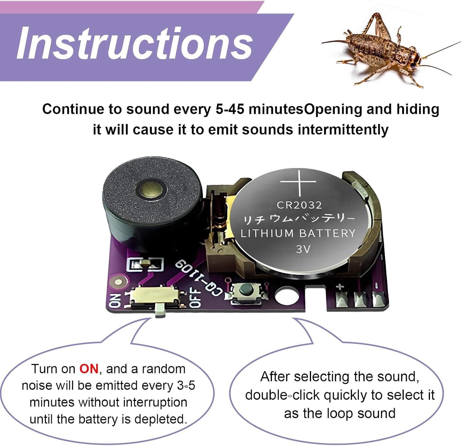 Cricket Noise Maker Prank (6PCS) - Stealth Hidden Beeping Gag Kit with Long-Lasting Battery, Multi-Sound Prank Devices for Office Pranks, Home, Car & April Fools Day Gifts for Adults b image 3