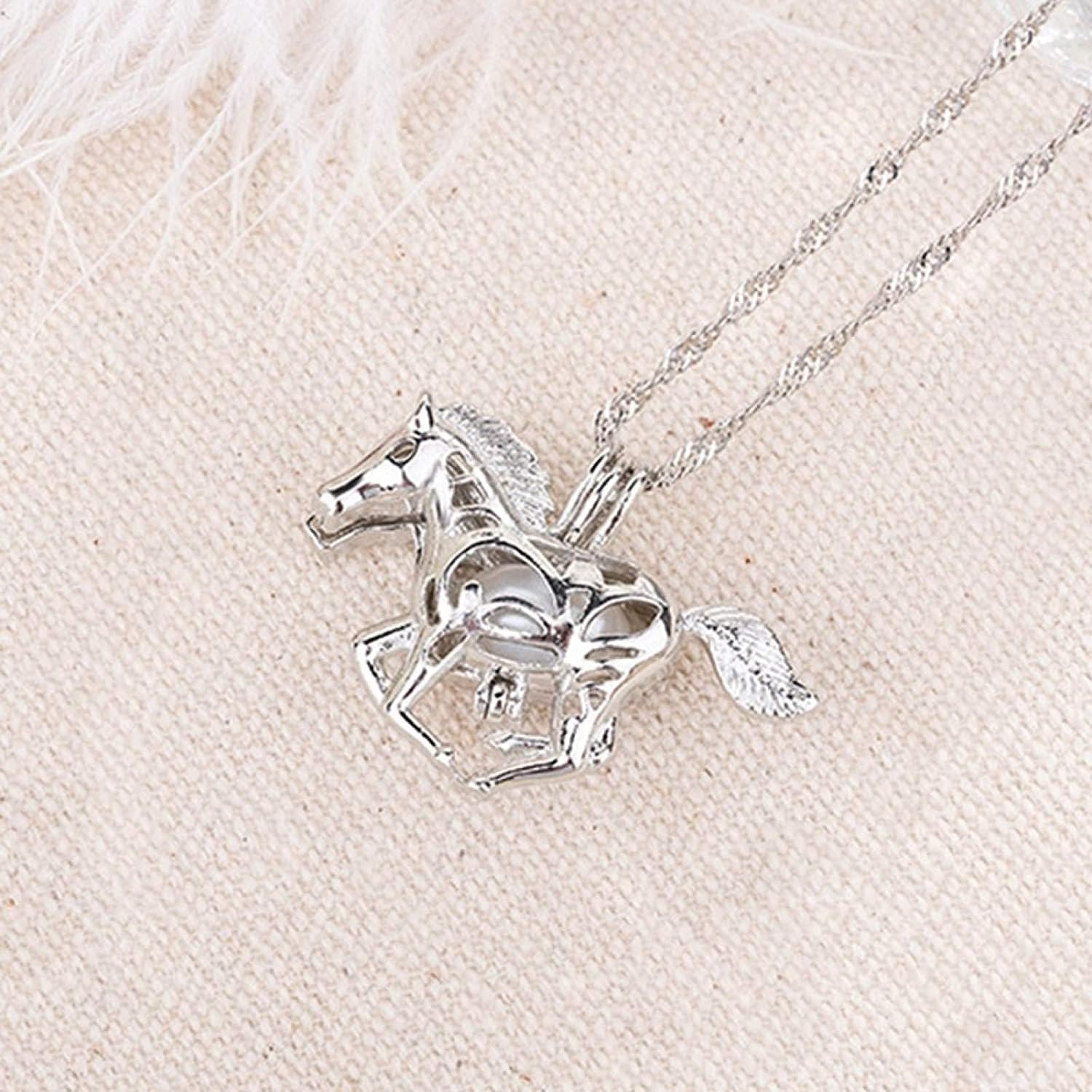 Necklaces for Women Girls-Women's Cute Horse Pendant Chain Necklace Xmas Gift Charming Jewelry Gift, Pendant Chain Valentine's Day Gifts Jewelry for Girls : Clothing, Shoes & Jewelry