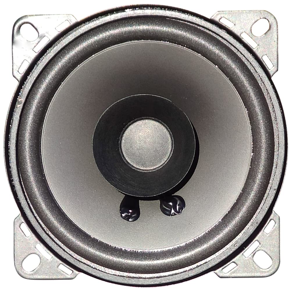 Speaker 2 Haut-PARLEURS Compatible avec PHONOCAR Basic 66121 Double cône 10 cm 100 mm 4'' de diamètre 20 Watt rms et 40 Watt Max 4 ohm 90 DB, la Paire