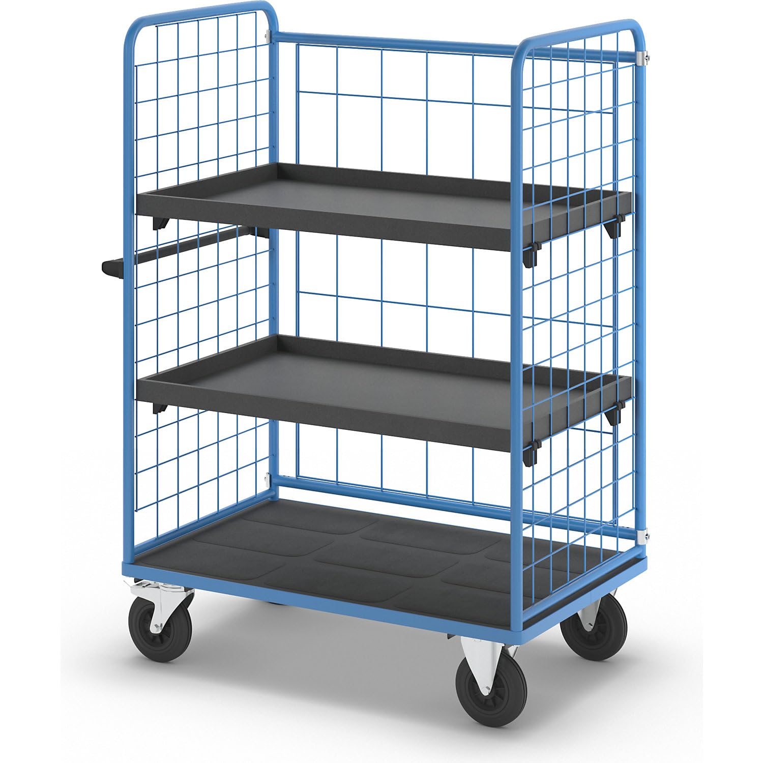 eurokraft Pro | Chariot à tablettes à Trois côtés grillagés